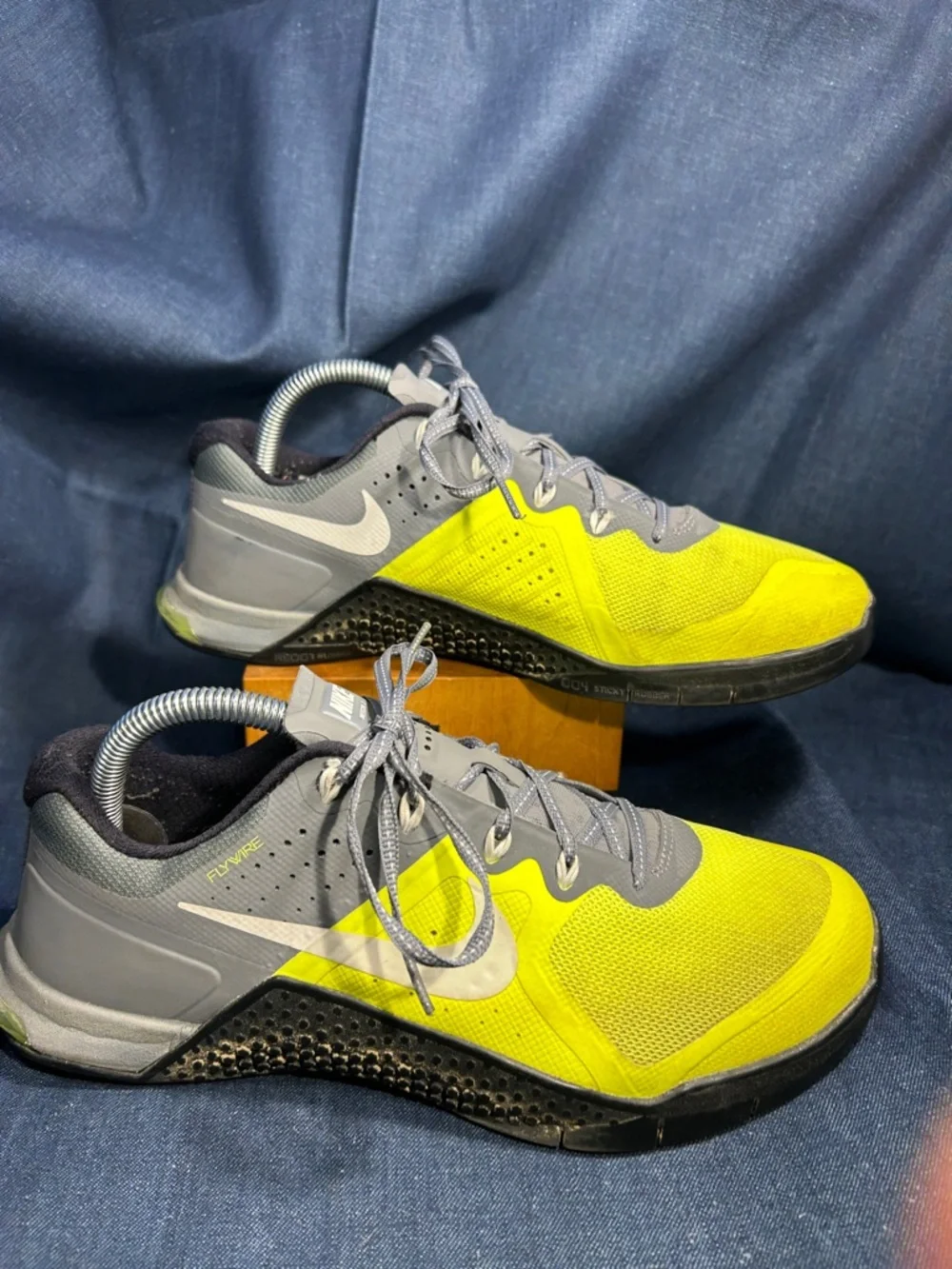 Nike Flywire athletic shoes